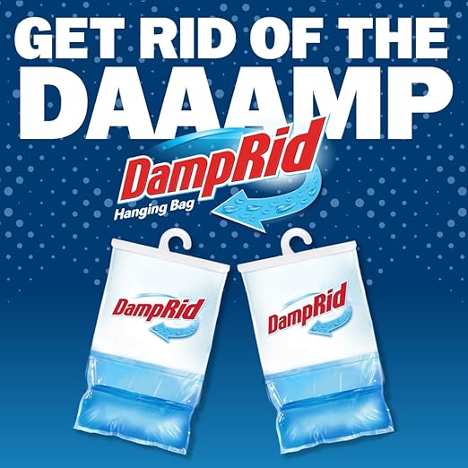 DampRid Fresh Scent Hanging Moisture Absorber, 16 oz., 3 Pack - Eliminates Musty Odors for Fresher, Cleaner Air, Ideal Moisture Absorbers for Closet, 14% More Moisture Absorbing Power*