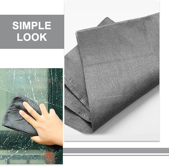 2 Pcs Absorbent Car Cleaning Cloth for Glass and Detailing Microfiber Car Towels for Drying and Interior Use 30x30cm