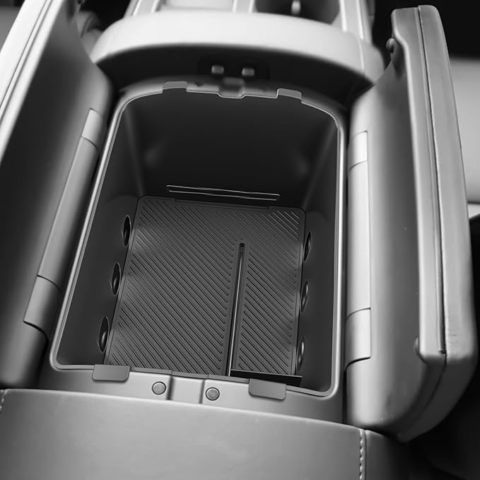 SKTU for 2026 Hyundai Palisade Center Console Organizer for 2026+ Hyundai Palisade Calligraphy Under Center Console Tray Hyundai Palisade 2026 Accessories Lower Console Tray ABS (Calligraphy Only)