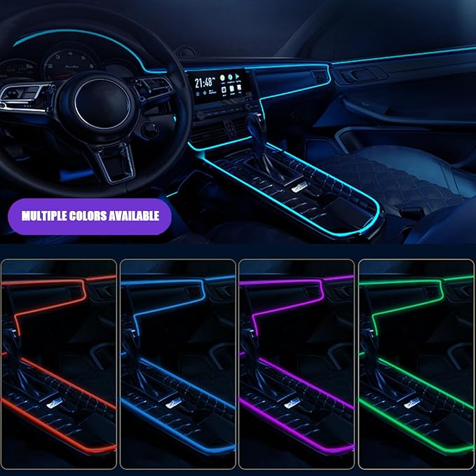 Car Interior Lights for Mercedes-Benz EQT EQV E420 V447 LED Car Interior Atmosphere Lamp Car Ambient Lighting Kits,Red