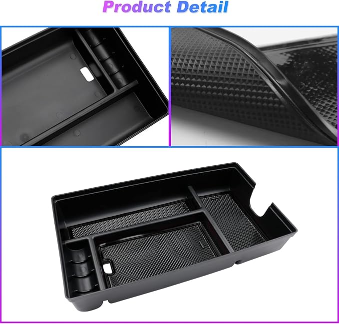 SXCY for 2023 2024 2025 2026 Lexus RX 350 Center Console Organizer 2023 2024 2025 2026 RX 350 Accessories Console Tray for 2024-2026 RX Hybrid RX 350h/ RX 500h F Sport Premium+/ Luxury