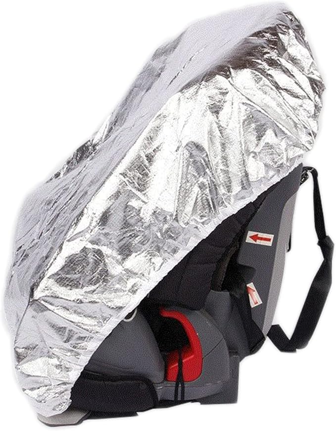 MHWGY Car Seat Sun Shade Cover, Reflective Baby Seat Covers to Keep The Car Seat Cool, Auto Window Sun Protection with Shade Reflector UV Ray Helpers(Maximum Extension Size: 53.1" x 47.2")