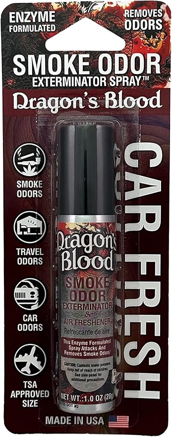 Smoke Odor Exterminator Air Fresh Spray, Your Ultimate Solution for Smoke and Household Odor Elimination 1 oz Spray (1 Pack, Dragon's Blood)