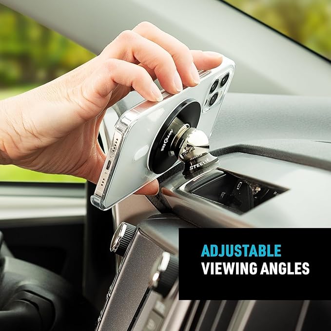 Upgraded Universal Orbiter Plus Dash Mount - Magnetic Phone Mount for Car Dashboards - Car Dashboard & Cell Phone Accessories - for All Models of iPhones & Samsung