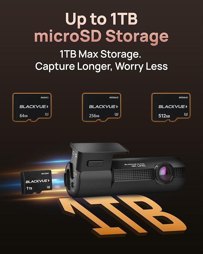 BlackVue Elite 9-2CH 64GB Dash Cam - 4K+2K Dash Cam Front and Rear, Dual HDR STARVIS 2, Power Saving Parking Mode, Free Hardwire & SD Card, Supports up to 1TB, Wi-Fi, GPS, Night Vision, App Dashcam