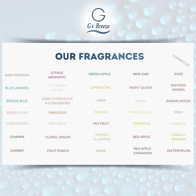 G's Breeze New Car Air Freshener – Crisp & Fresh Scent Inspired by Luxury Vehicles – Long-Lasting Freshness for Car, Home & Office – Enjoy a Refreshing Clean Aroma & Elegant Atmosphere Anywhere