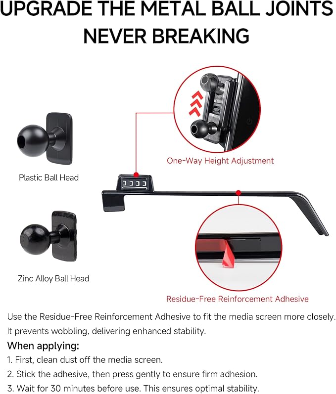 Qi2.2 Max 25W Fast Wireless Car Charger Phone Holder for 2023 2024 2025 2026 Kia NIRO/EV/Hybrid 8/10.25-Inch Screen, Magnetic Phone Mount Compatible with MagSafe
