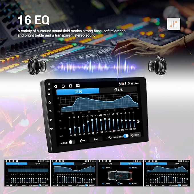 4G+64G Car Stereo Radio for 2002 2003 2004 2005 Dodge RAM 1500 2500 3500 with Wireless CarPlay Android Auto Android 15 Head Unit 9" Touch Screen Radio with 16EQ GPS FM Bluetooth 5.0 HD Backup Camera