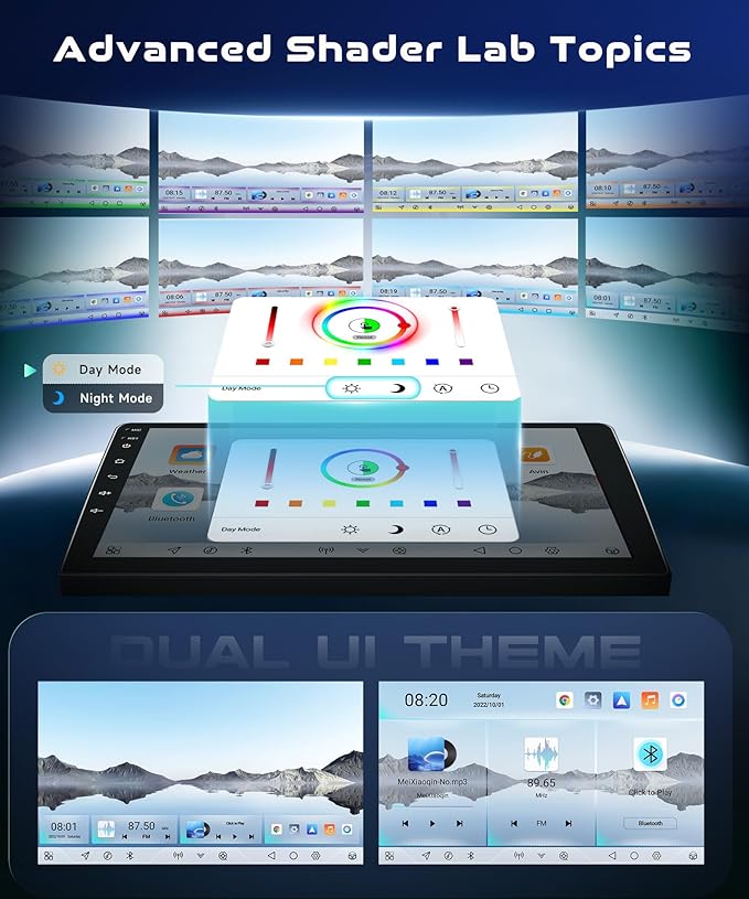 Qualcomm 8Core 4G 64G Radio for Honda Civic 2006-2011 Car Stereo with 10.1inch 1280x720P QLED Touch Screen 5.1Bluetooth 5G WiFi DSP FM Wireless CarPlay Android Auto GPS Backup Camera