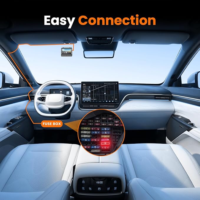 DDPAI Dash Cam Hardwire Kit, 10Ft Type-C USB Dash Camera Hard Wire Kit Compatible with N5 Dual, Z50 Pro, Z60 & Z60 Pro, Z90 Pro & Z90 Master Dashcam, Enabling 24 Hours Parking Monitor, 12V/2A to 5V/3A