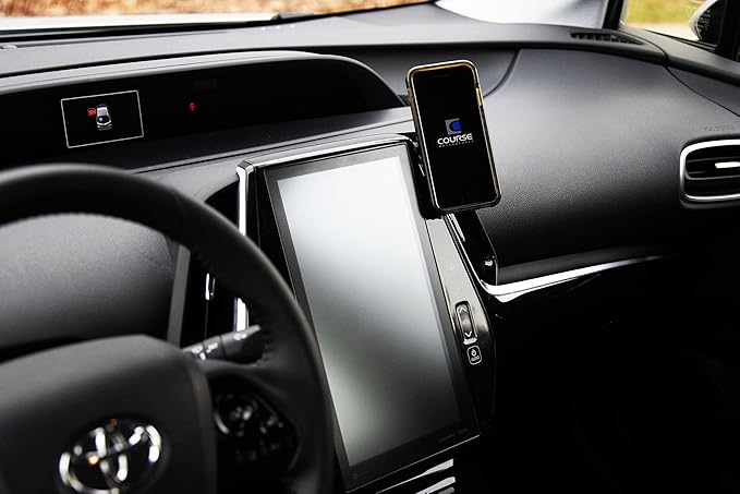 Course Motorsports Direct Fit Phone Mount - Toyota Prius Prime (2019-2022) Compatible with All Phones - Magsafe Compatible Magnetic