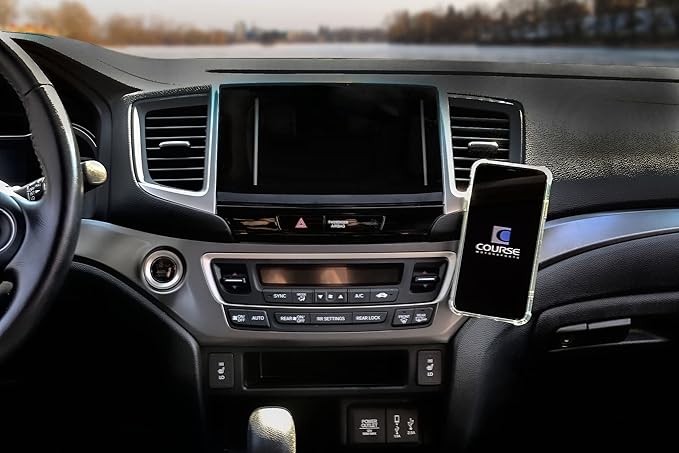 Course Motorsports DirectFit Phone Mount - Magnetic or for Honda Pilot, Passport, Ridgeline (2016 - Present) - Magsafe Compatible Magnetic Head