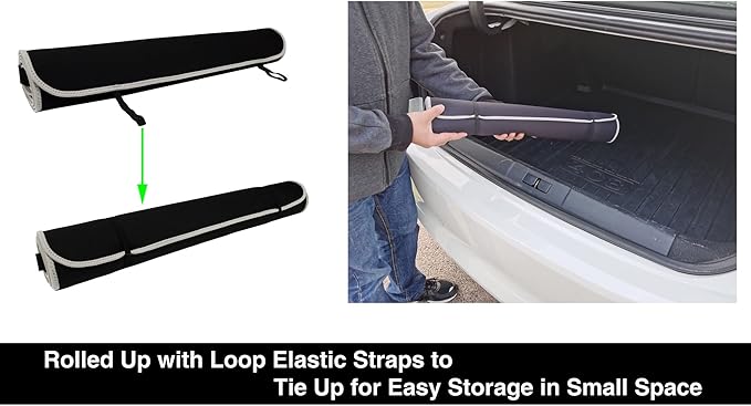 Waterproof Neoprene Car Seat Cover, Sweatproof Non-Slip Seat Protector, Universal Fit for Front Bucket or Rear Bench Seat of Cars, SUVs, Vans, Trucks, Compatible with Airbags and Armrests