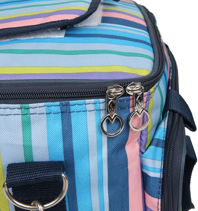 Yodo Collapsible Soft Cooler Bag, 18L Insulated Leakproof Lunch Cooler, 24 Can Portable Picnic Cooler with Quick Access Lid for Beach, Camping, Travel