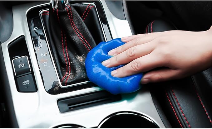 x xotic tech Car Cleaning Gel for Car Detailing Putty Interior Cleaner Slime Reusable Auto Detail Tools Supplies Accessories Valentines Day Gifts for Him Her Men Women Stocking Stuffers Blue 2 Pack