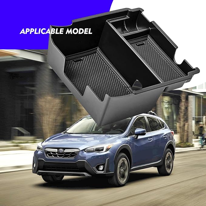 2023 Crosstrek Center Console Organizer Tray for 2018-2023 Subaru Crosstrek 2017-2023 Impreza Center Armrest Storage Box for Crosstrek 2022 2023 Accessories Imprez Storage Box