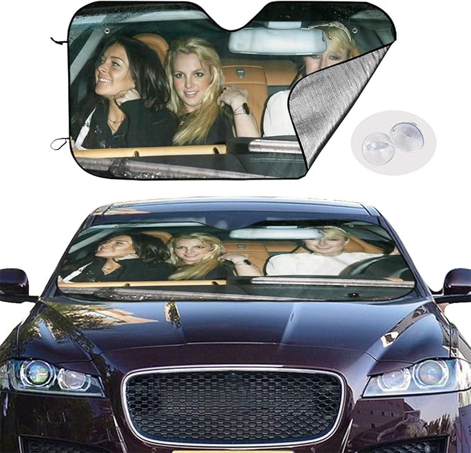 Foldable Car Windshield Sun Shades Universal Fit 51.2" X 27.5"Keep Your Vehicle Cool, Uv Sun and Heat Reflector Car Truck SUV