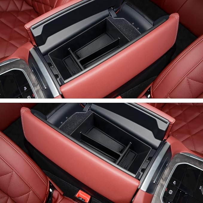 2026 X5/X6/X7 Center Console Organizer for 2020-2026 BMW X5/X6/X7 Accessories Middle Console Organizer X5/X6/X7 Armrest Storage Box Compatible with 2020 2021 2022 2023 2024 2025 2026 BMW X5/X6/X7