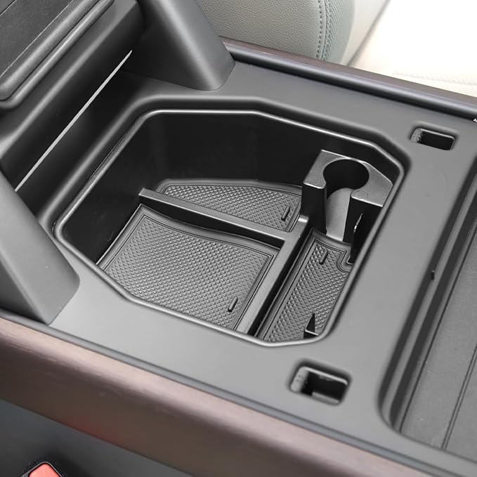 4PCS Center Console Organizer Tray Compatible with 2020-2024 Land Rover Defender 90 110 130 (ONLY for No Refrigerator Version) Armrest Storage Box Door Handle Pocket Insert Interior Accessories