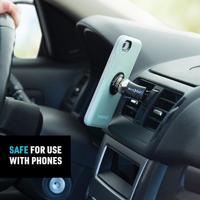 Nite Ize Steelie Vent Kit - Magnetic Cell Phone Holder for Car Vents - Phone Mount - Orbiter