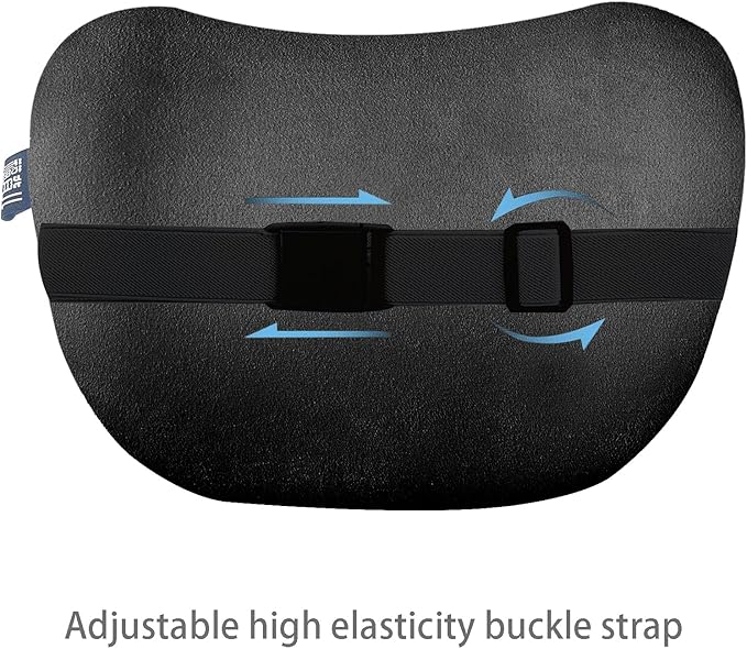 Car Neck Pillow for Driving - Ultra-Soft C-Shaped Neck Pillow for Car, Cloud-Like Comfort & Neck Support for Car Seat, Perfect for Long Drives & Road Trips (Black)