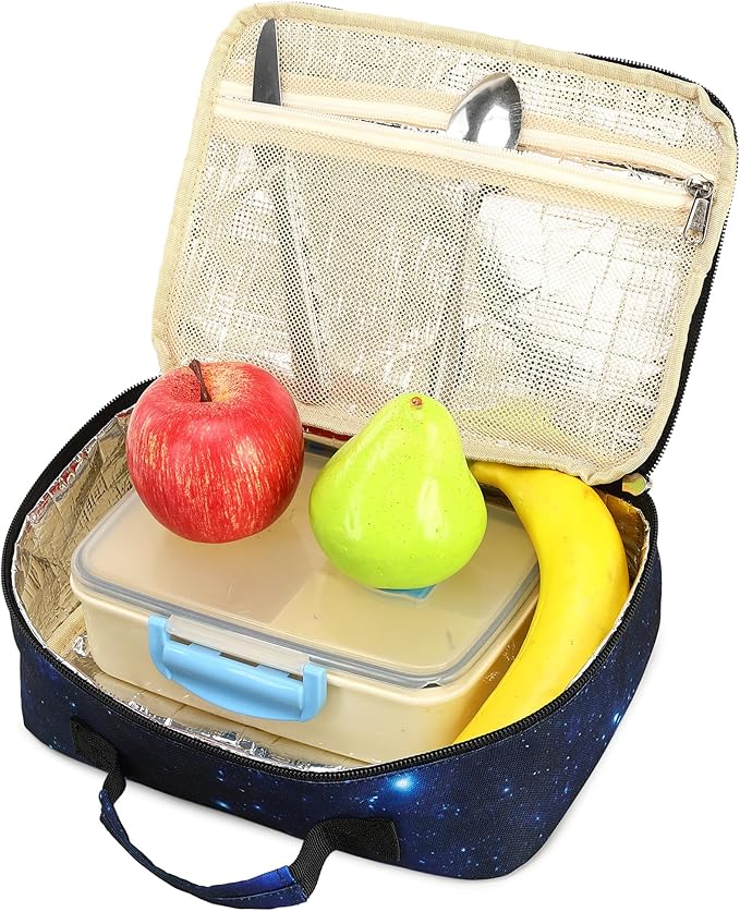 CAMTOP Lunch Box Kids Boys Insulated Lunch Cooler Bag Reusable Lunch Tote Kit for School Travel