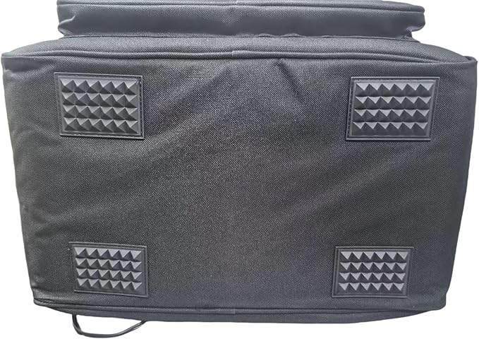 Electric Car Cooler Bag, Plug in 12V Car Cooler Bag, 25 Liter with Adjustable Shoulder Strap, Cord Storage, Road Trip Black
