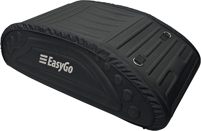 EasyGoProduct Aerodynamic Car Rooftop Cargo Carrier Bag - Soft Roof Top Luggage Bag for All Vehicles SUV with/Without Rack � Hard Sides - 4 Adjustable Straps � 8 Cubic Feet - Fold Flat Storage Bag