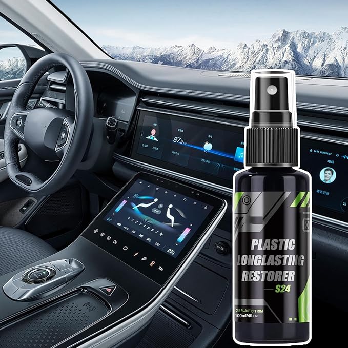 Genérico Car Trim Restorer | Restoration Product 100ml,Spray Cleaner Repair for Dashboard Center Console Car Truck Home Garage