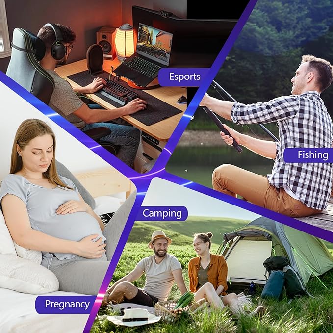 SUNFICON Air Seat Cushion Inflatable Seat Cushion Portable Car Seat Office Chair Wheelchair Pad Anti Bedsore Orthopedics Pain Pressure Relief Cushion Camping Seat Mat w Pump 18 ''x 16'' x1'' Blue