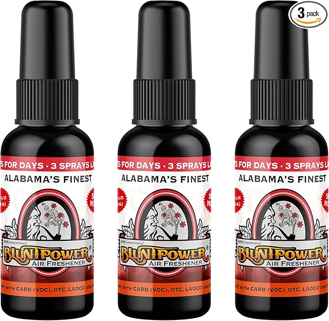 BluntPower 1.5oz High Concentrated Air Freshener (Alabama Finest)