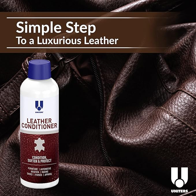 UNITERS Leather Conditioner Cream Protector – Leather Conditioner for Car Seats, Motorcycles, Furniture, Holsters, Saddle, Handbags, Apparel, Boots and Shoes - Interior Care Products 500ml 16.9 oz