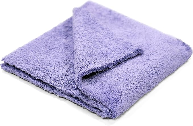 Maxshine 16”x24” Edgeless Purple Microfiber Towel (500GSM) - Double-Sided, Plush Car Drying Towel for Detailing - Professional Auto Detailing