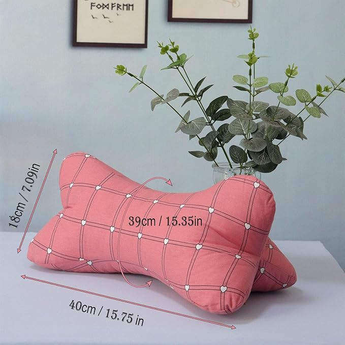 Neck & Cervical Pillows Dog Bone Shaped Travel Neck Pillows With Washable Removable Cover For Car Bus Truck Driving Comfort Head Rest Support Bone Pillows For Neck Chiropractic Pillow ( Size : B )