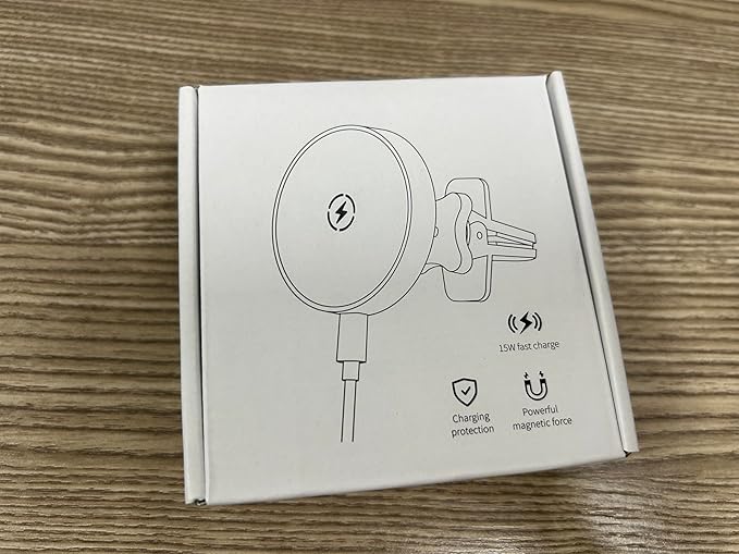 MAGJIEYX for Magsafe Car Mount Charger, Magnetic Wireless Charger for iPhone 12/13/14/15/16 17 Pro Max/Plus/Mini/Magsafe Case Air Vent and Dashboard Phone Holder with Fast 36W Adapter