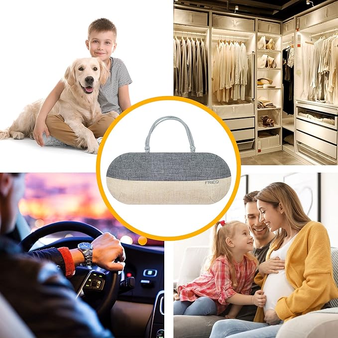 Car Air Freshener, 100% Activated Bamboo Charcoal Air Purifying Bag | Lasts 365+ Days | Fragrance-Free Deodorizer - Absorb Smoke Smell and Bad Odors