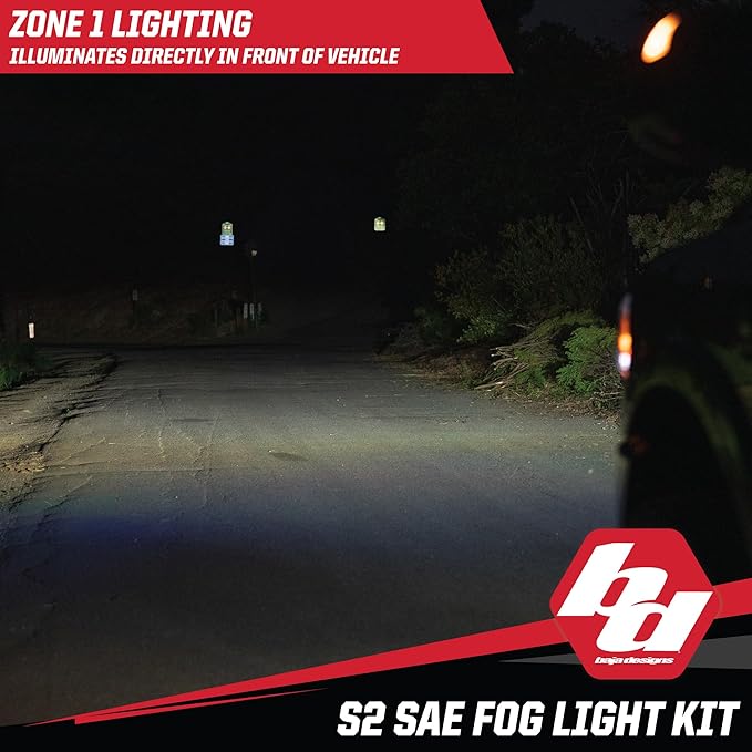 Baja Designs S2 LED SAE Fog Pocket Light Kit for Dodge Dodge Ram 2500/3500 2019+
