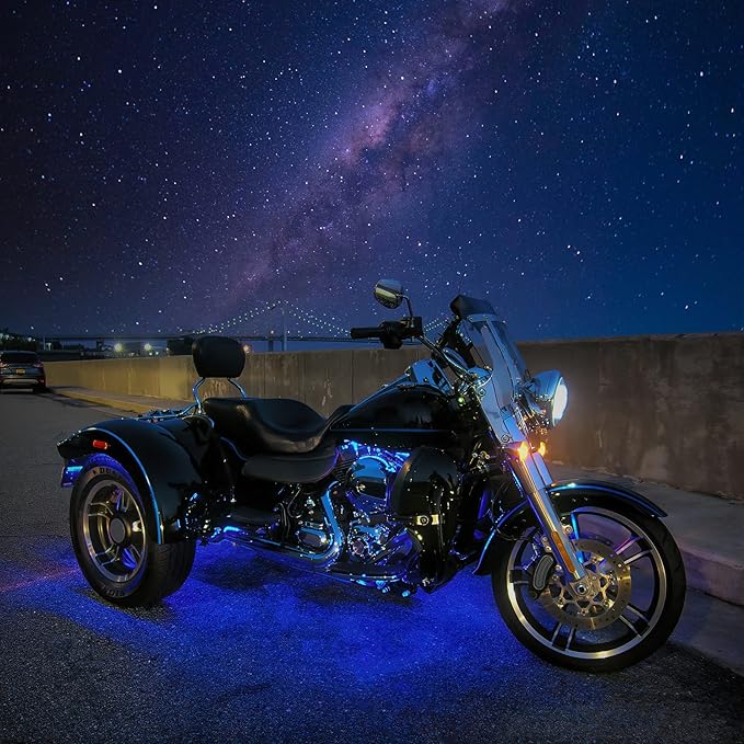 DITRIO 18pcs Motorcycle Led Lights Kit 12v with Turn Signal and Blinking Brake Light Features for Motorcycle Harley Golf ATVs UTVs - M18r
