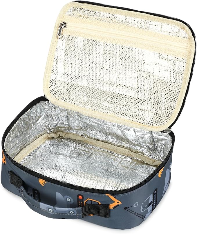 CAMTOP Lunch Box Kids Boys Insulated Lunch Cooler Bag Reusable Lunch Tote Kit for School Travel