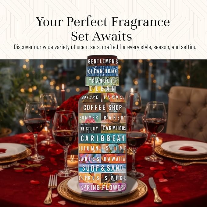 P&J Fragrance Oil Romance Set | Honey, Rose, Leather, Warm Vanilla Sugar, Berries & Cream, Clove Candle Scents for Candle Making, Freshie Scent, Soap Making Supplies, Diffuser Oil Scents