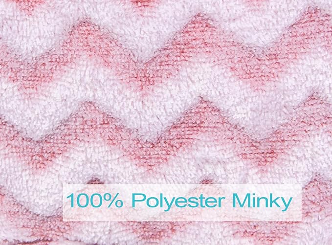 Niko Easy-Wash Children's Car Seat Cover & Liner - Minky - Pink Chevron - Perfect for Winter - Fits Most Toddler Car Seats - Universal Fit - Waterproof SEAT Bottom - Machine Wash and Dry