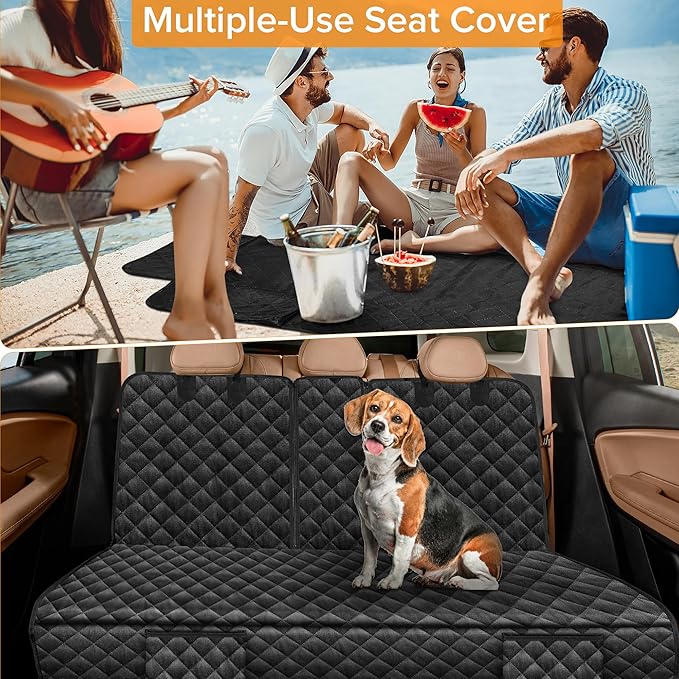 Dog Car Seat Cover for Back Seat Compatible with Mazda CX50 CX-50 CX5 CX-5 CX30 CX-30 Accessories, Waterproof Non-Slip Pet Bench Backseat Covers 2026 New