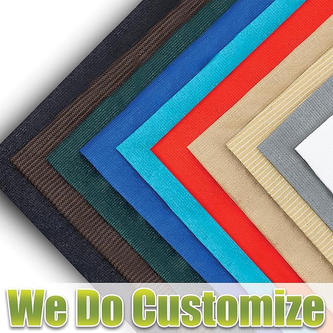 ColourTree 12' x 12' Red Square CTAPS12 Sun Shade Sail Canopy Mesh Fabric UV Block UPF50 - Commercial Heavy Duty - 190 GSM - 3 Years Warranty (We Make Custom Size)