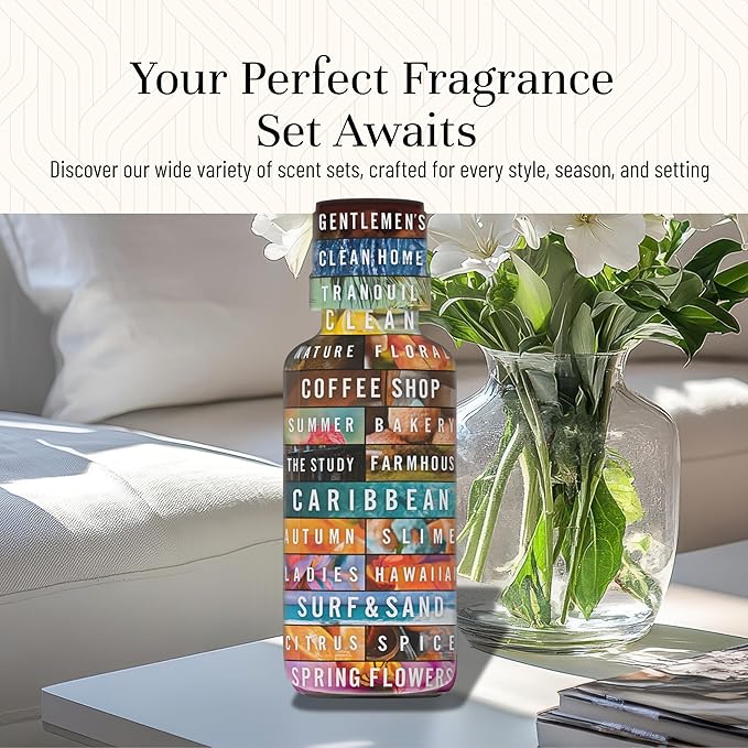 P&J Fragrance Oil Clean Home Set | Lemongrass, Fresh Cotton, Clean & Fresh, Aloe, Bamboo, Orange Candle Scents for Candle Making, Freshie Scent, Soap Making Supplies, Diffuser Oil Scents
