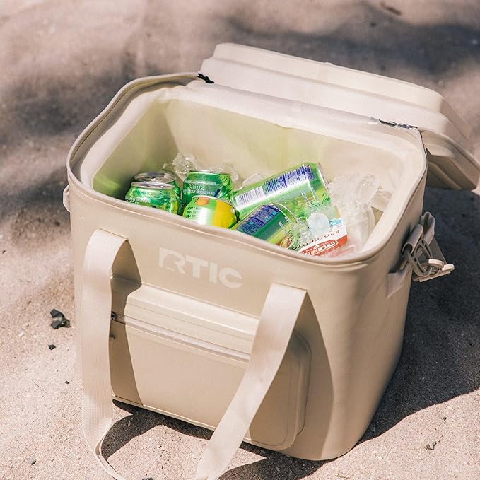 RTIC 30 Can Ultra-Tough Soft Cooler Pro, Insulated, Waterproof, Leak Proof, Portable Floating Bag for Beverage, Drink, Lunch, Outdoor, Beach, Car,Camping, Picnic, Fishing, Boat