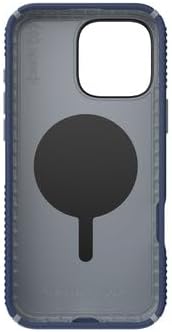 Speck Presidio 2 Grip iPhone 16 Pro Max Case - MagSafe and ClickLock - Slim Coastal Blue/Dust Grey