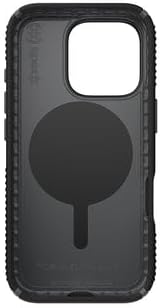 Speck Black iPhone 16 Pro Case MagSafe and ClickLock - Slim Phone Case iPhone 16 Pro - iPhone 16 Pro Phone Case - Presidio 2 Grip - Black/Slate