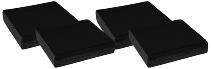 Essential Medical Supply Rehab 1 Cushion with Higher Density for Additional Support, 18 Inch X 16 Inch X 2 Inch (Pack of 4)