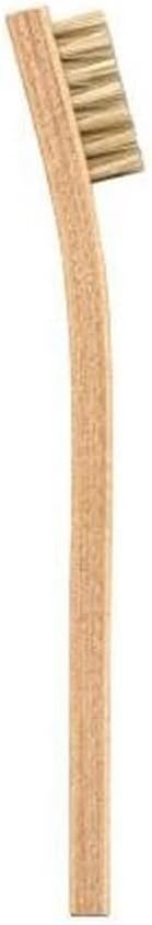 MG Chemicals - 859 Non-Abrasive Cleaning Brush with 5-1/4" Wood Handle, Horse Hair Bristles, 1-3/8" Length x 7/16" Width
