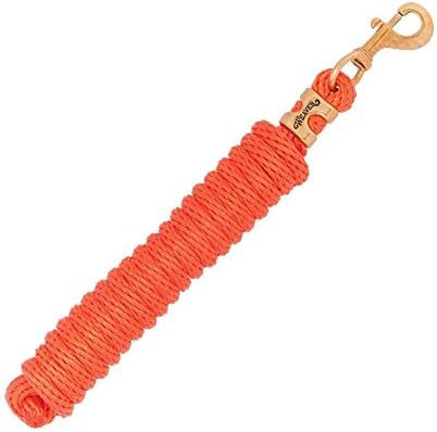 Weaver Equine Performance Lead Rope, Long Horse Lead Rope with Quick Halter Attachment, Soft Comfort Grip, Barn Horse Tack for Daily Use & Showing
